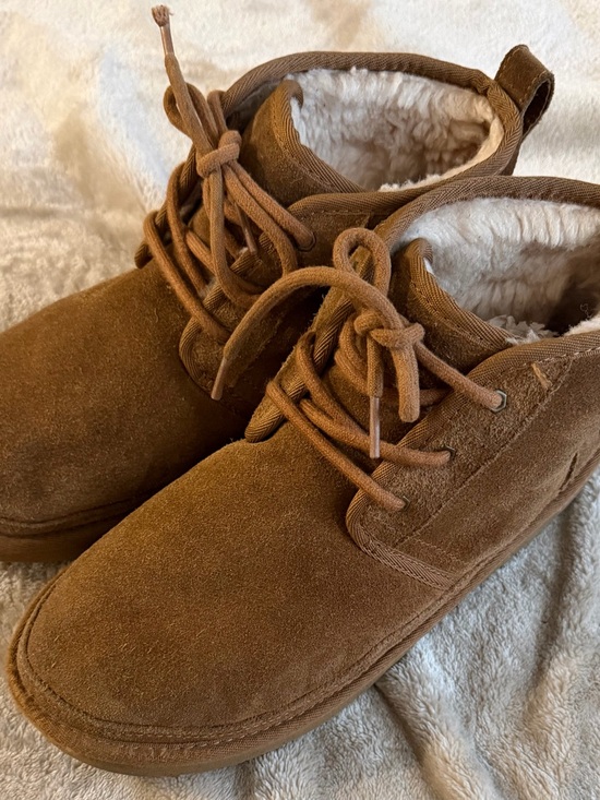 UGG Shoes - UGG Shearling-Lined Suede Boots Brown US 6